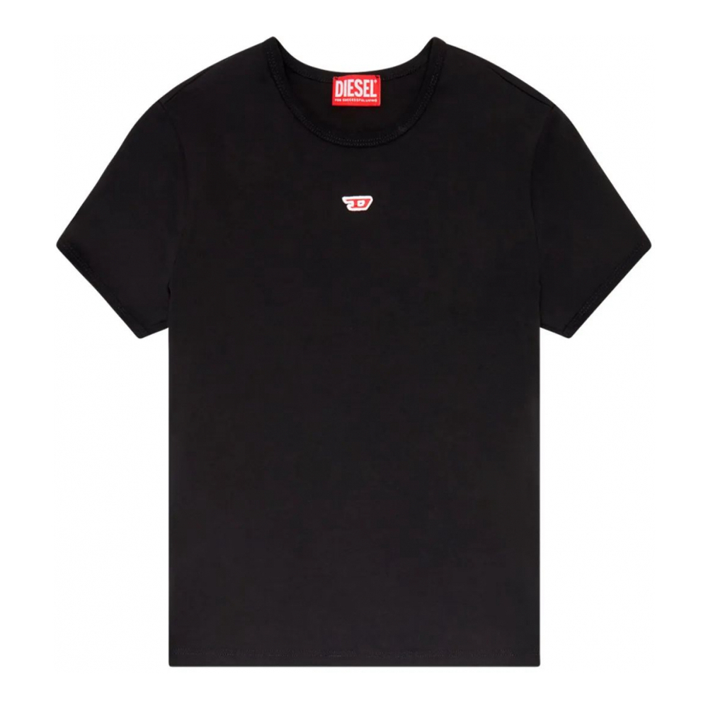 T-shirt 'Logo-Embroidered' pour Femmes