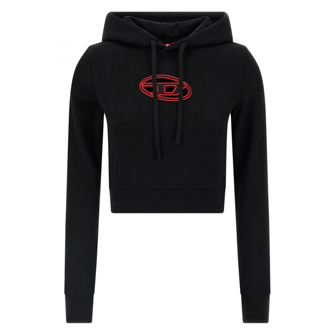 Sweatshirt à capuche  'F-Slimmy Logo-Embroidered Cropped' pour Femmes
