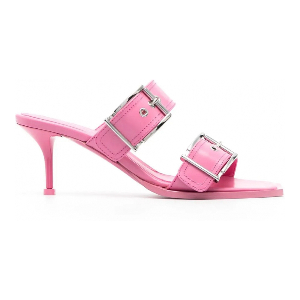 'Punk' Mules mit Absatz für Damen