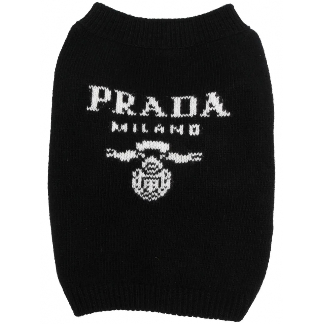 'Intarsia-Knit Logo' Dog Vest