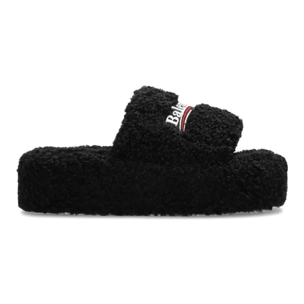 Sandales à semelle plateforme 'Logo-Embroidered' pour Femmes