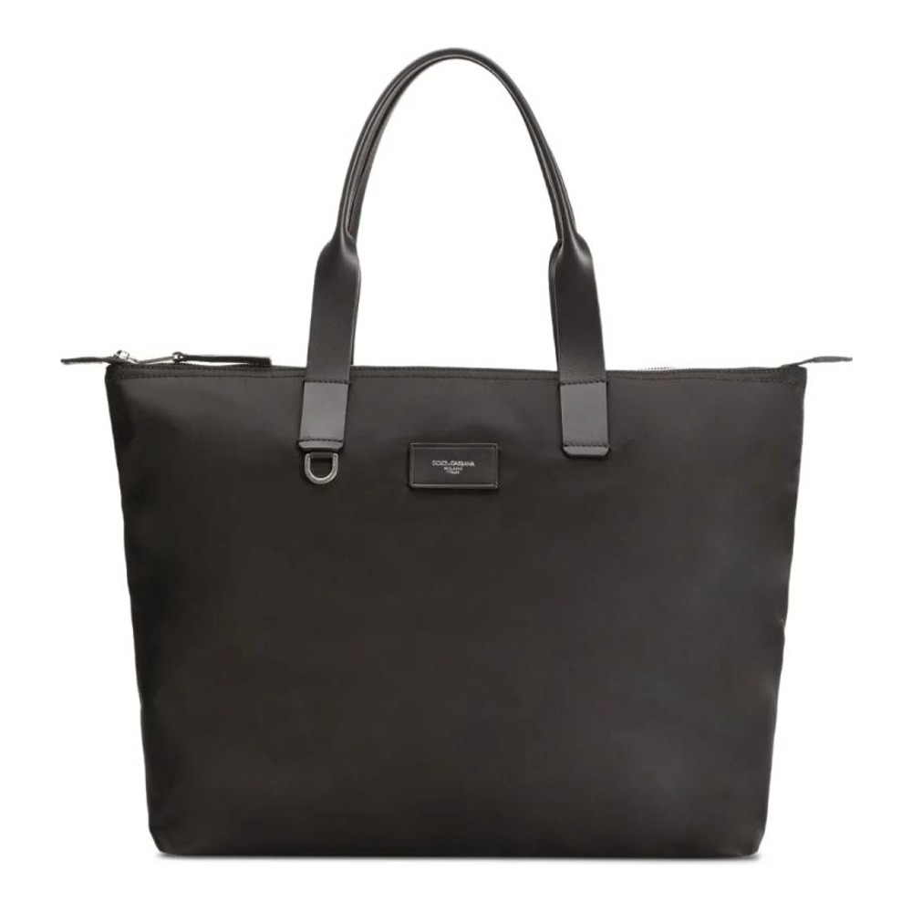 Women's 'Logo-Plaque' Tote Bag
