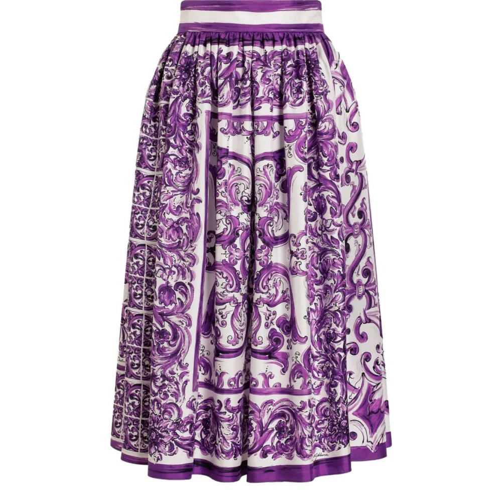 'Maiolica' Midi Rock für Damen