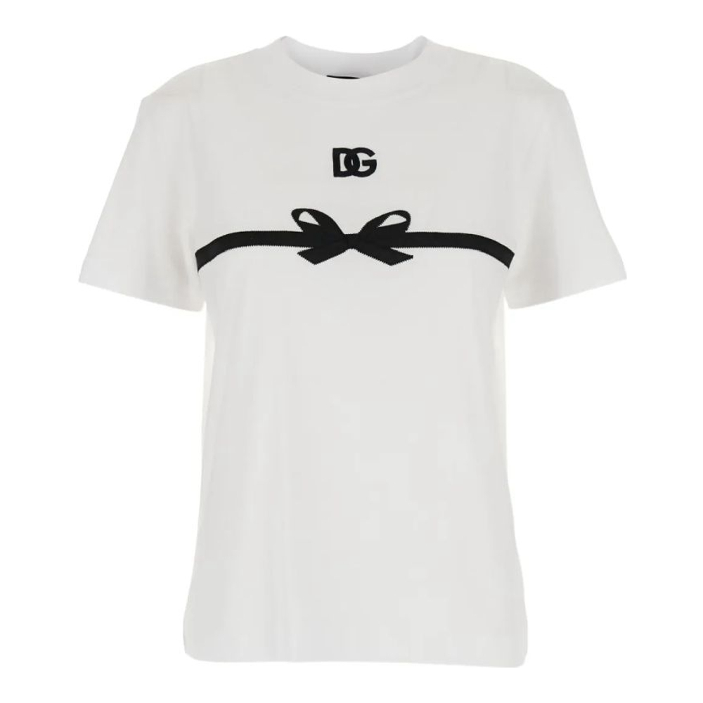 Women's 'Logo-Bow' T-Shirt