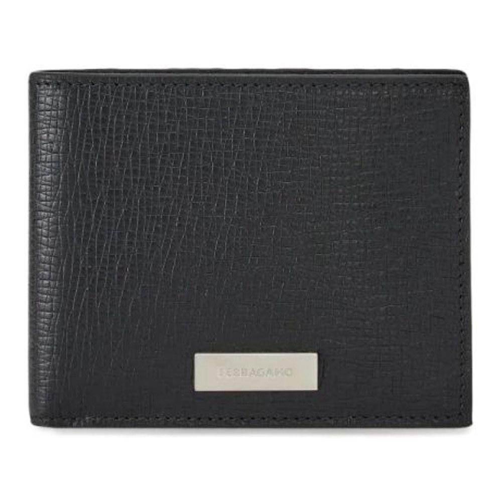 Men's 'Logo-Plaque Textured' Wallet