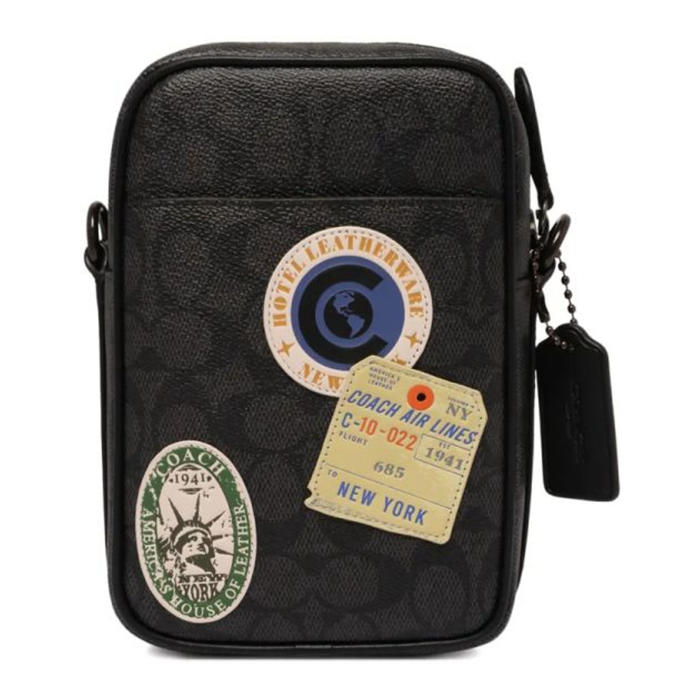Men's 'Hitch Patch-Print' Messenger Bag