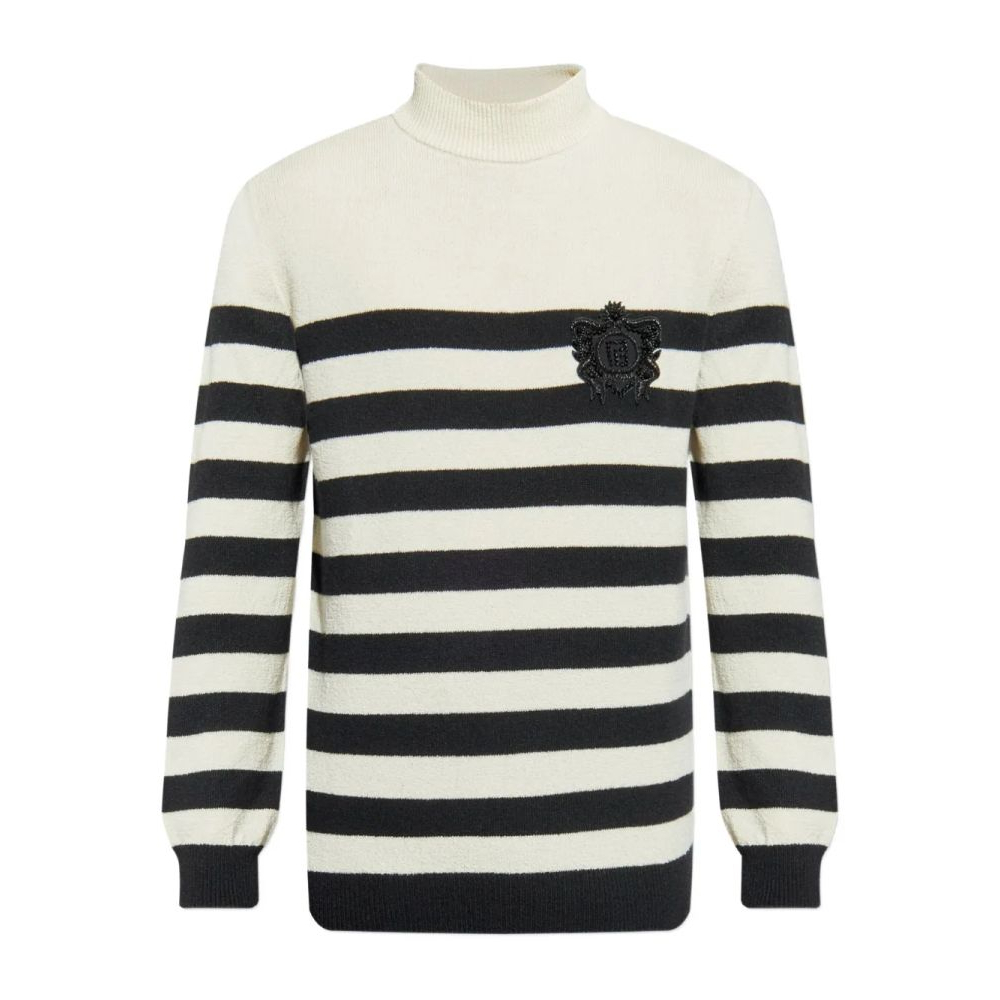 'Striped-Pattern' Pullover für Herren