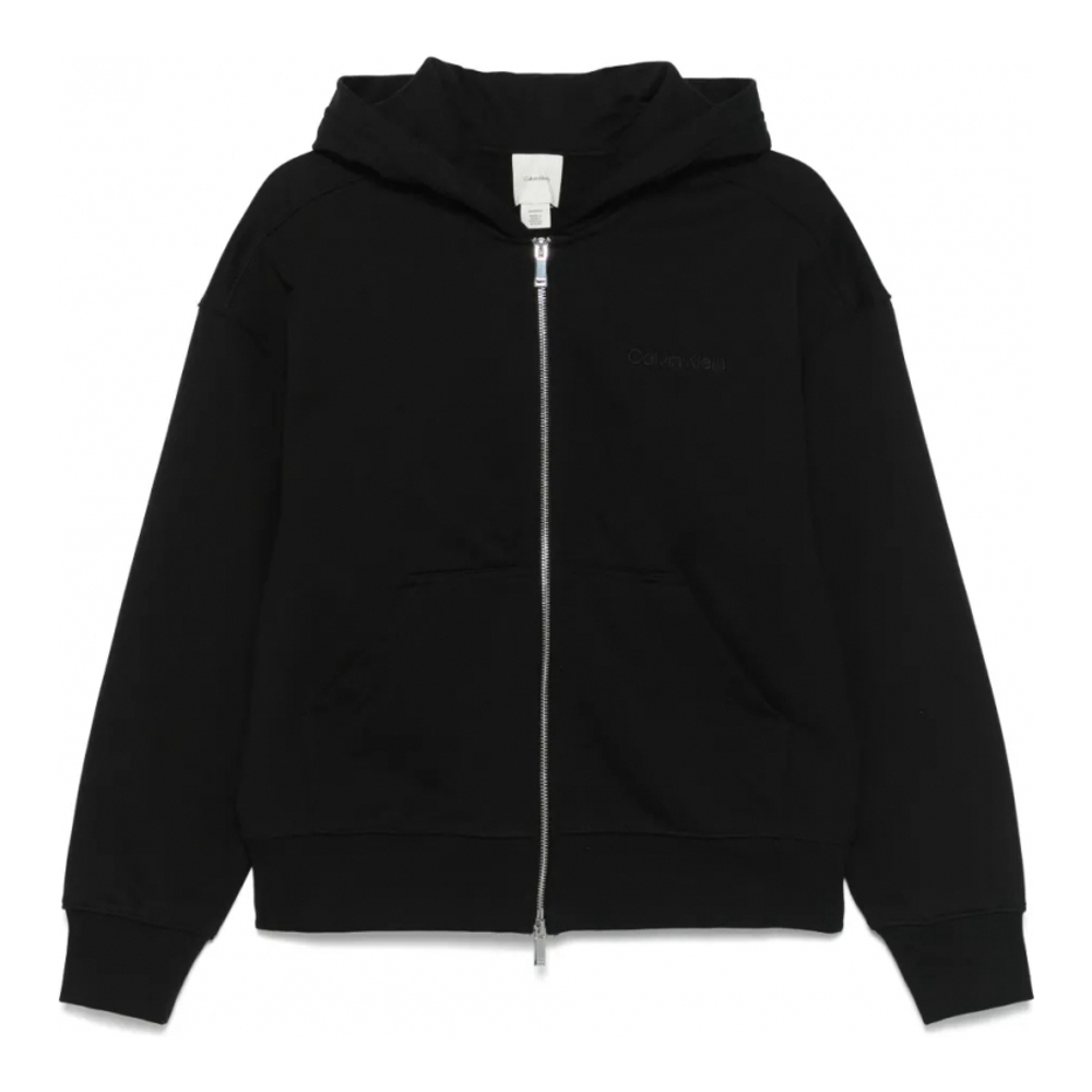 Sweatshirt à capuche  'Logo-Embroidered Zip-Up' pour Femmes