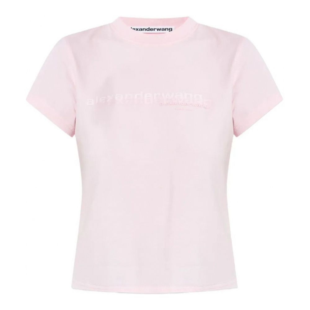 T-shirt 'Logo-Print' pour Femmes