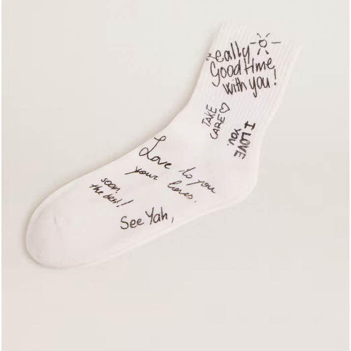 Chausettes 'Lettering' pour Femmes