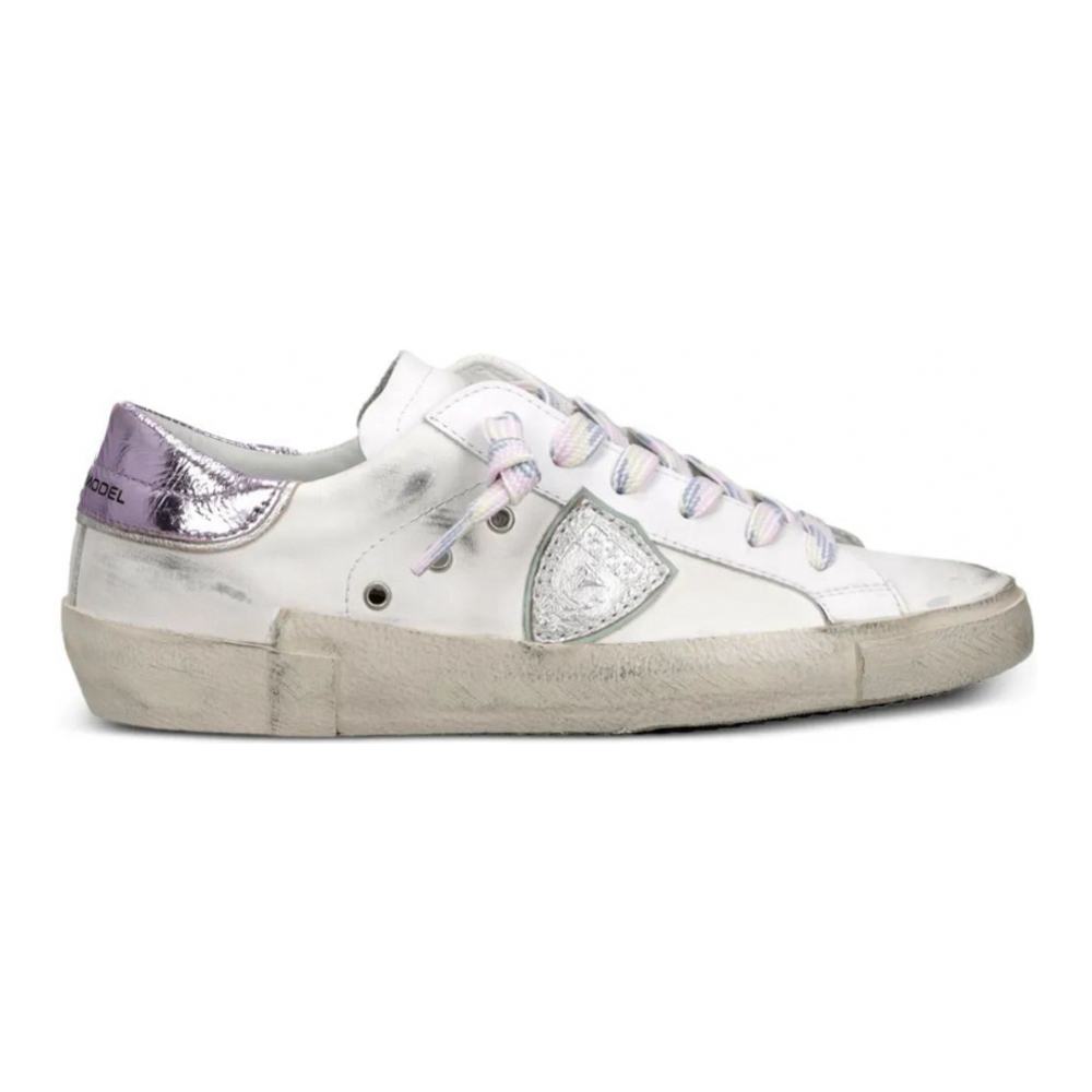 Women's 'Metallic Distressed' Sneakers