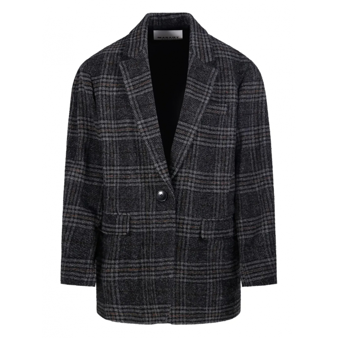 Blazer 'Checked Single-Breasted' pour Femmes