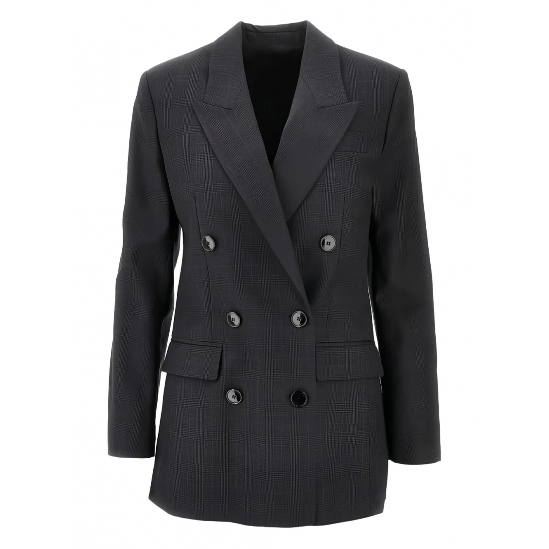 Veste 'Double-Breasted Checked' pour Femmes