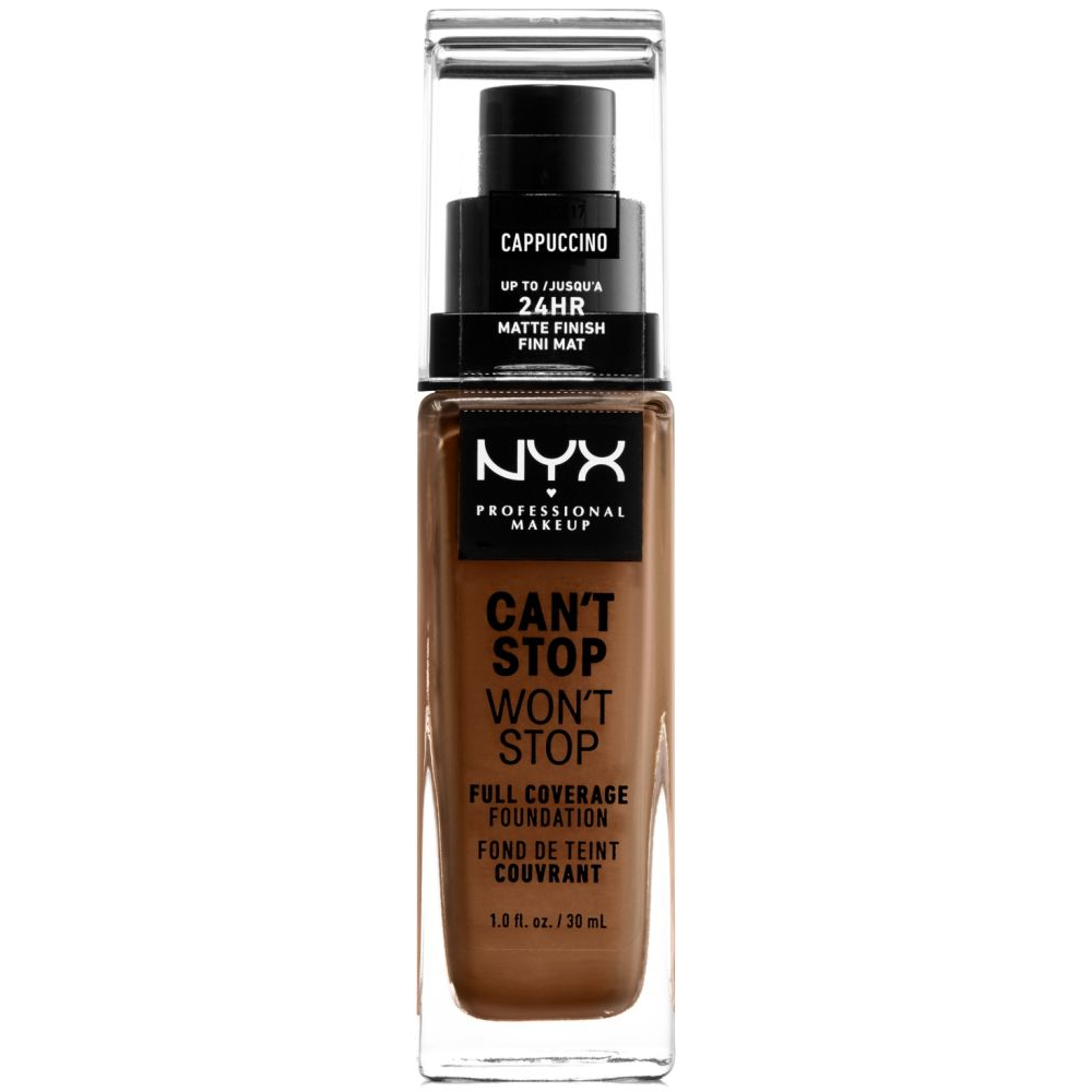 Fond de teint liquide 'Can't Stop Won't Stop Full Coverage' - 17 Cappuccino 30 ml
