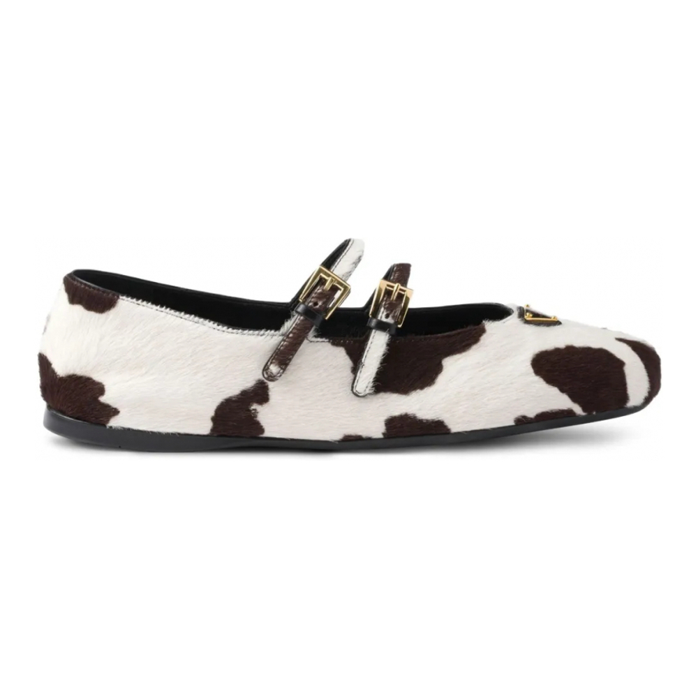 Women's 'Cow-Print' Ballerinas
