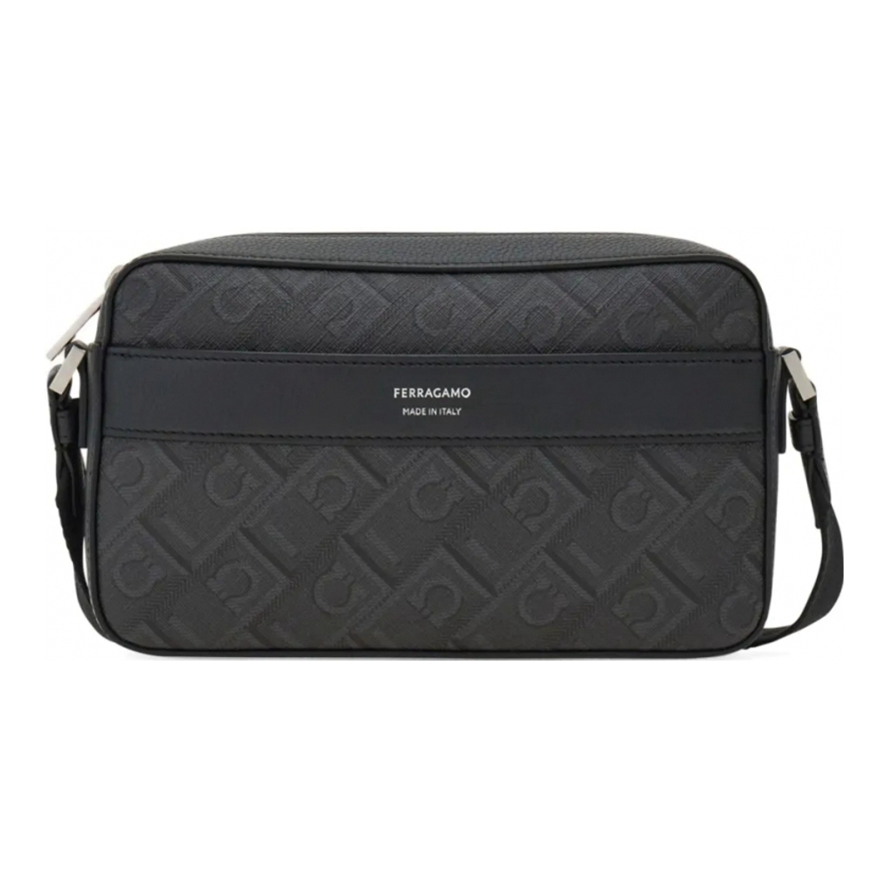 Men's 'Logo-Debossed' Messenger Bag