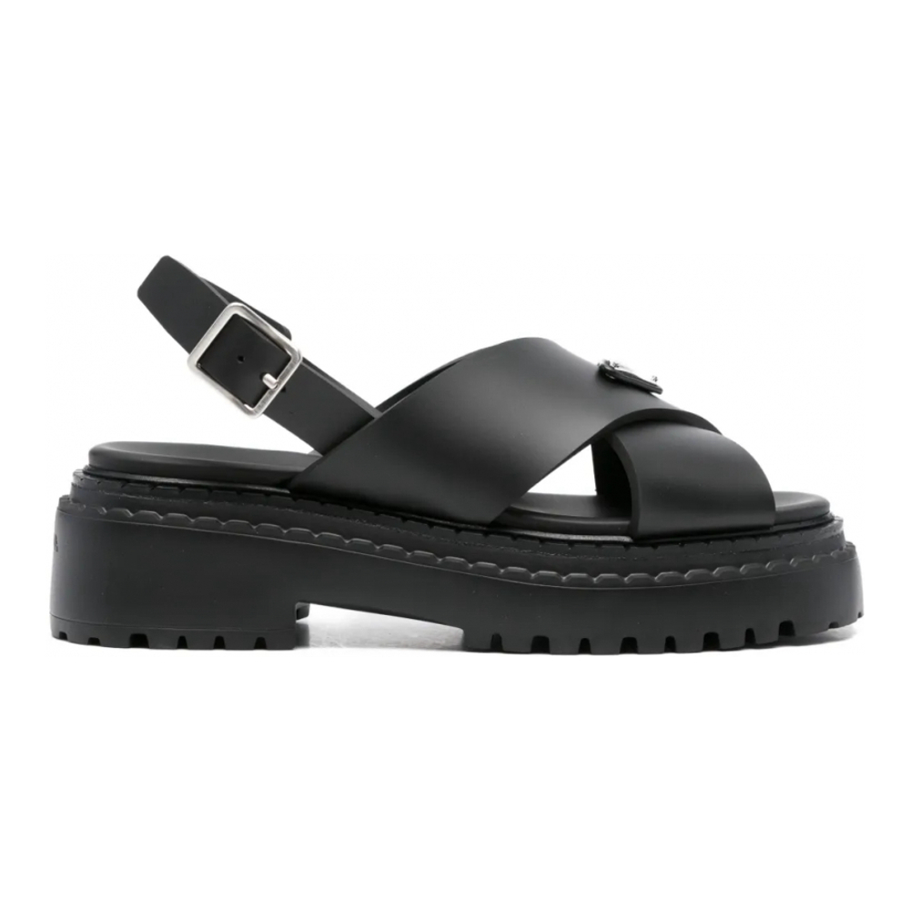 Sandales à semelle plateforme 'Cross-Strap' pour Femmes