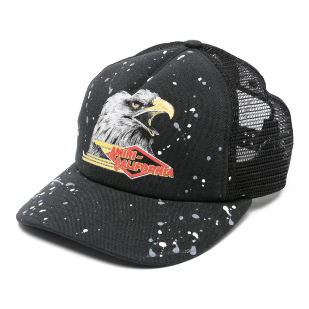 'Trucker Eagle-Print Mesh-Back' Kappe für Herren