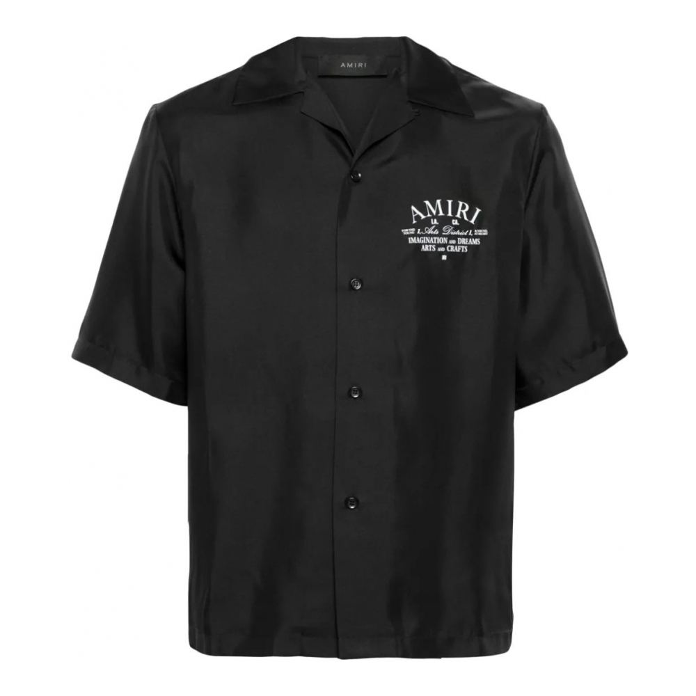 Chemise à manches courtes 'Logo-Print' pour Hommes