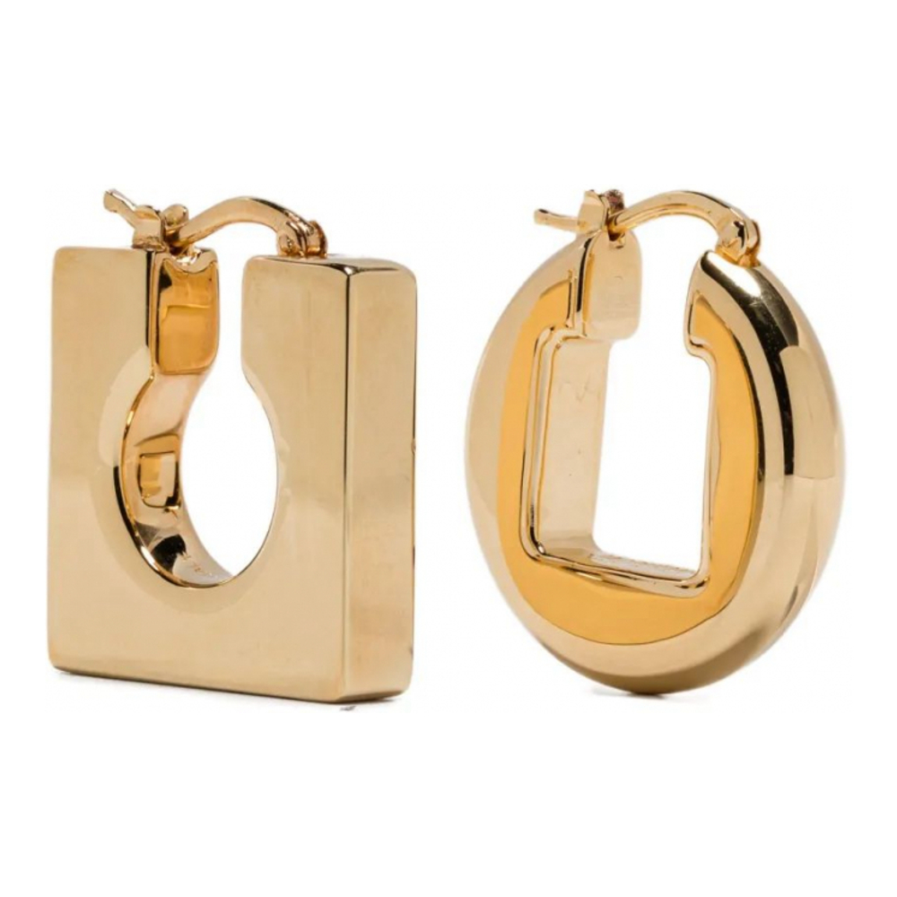 Boucles d'oreilles 'The Ronde Carre Hoop' pour Femmes
