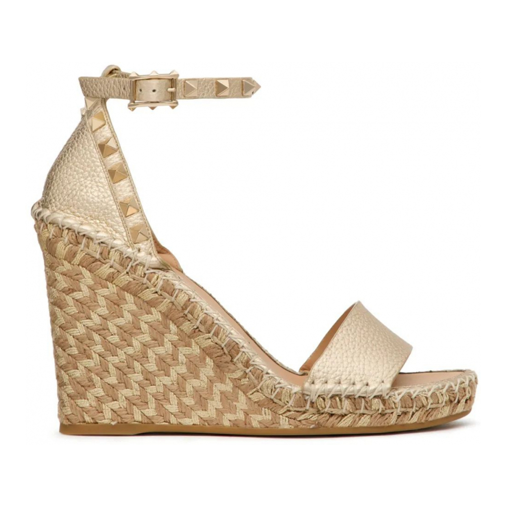 Espadrilles 'Rockstud Wedge' pour Femmes