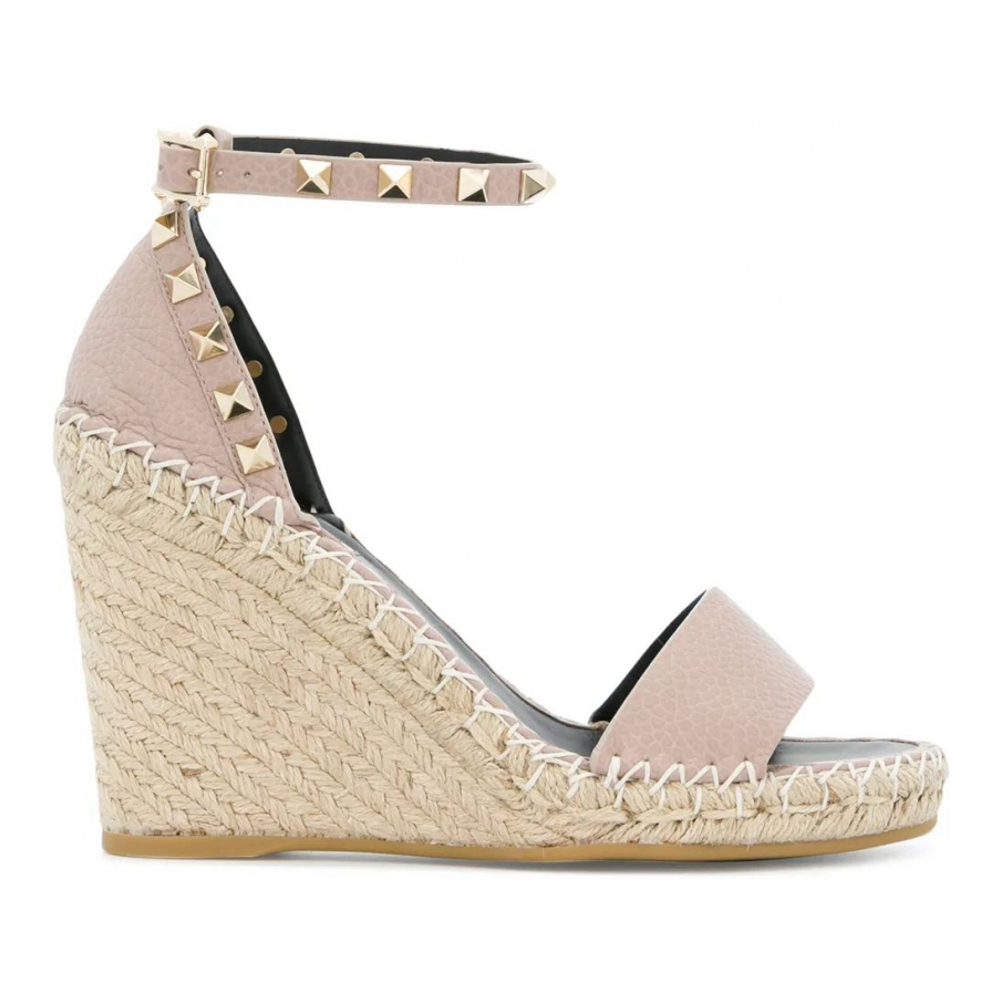 Espadrille Sandales 'Val Rockstud Wedge' pour Femmes