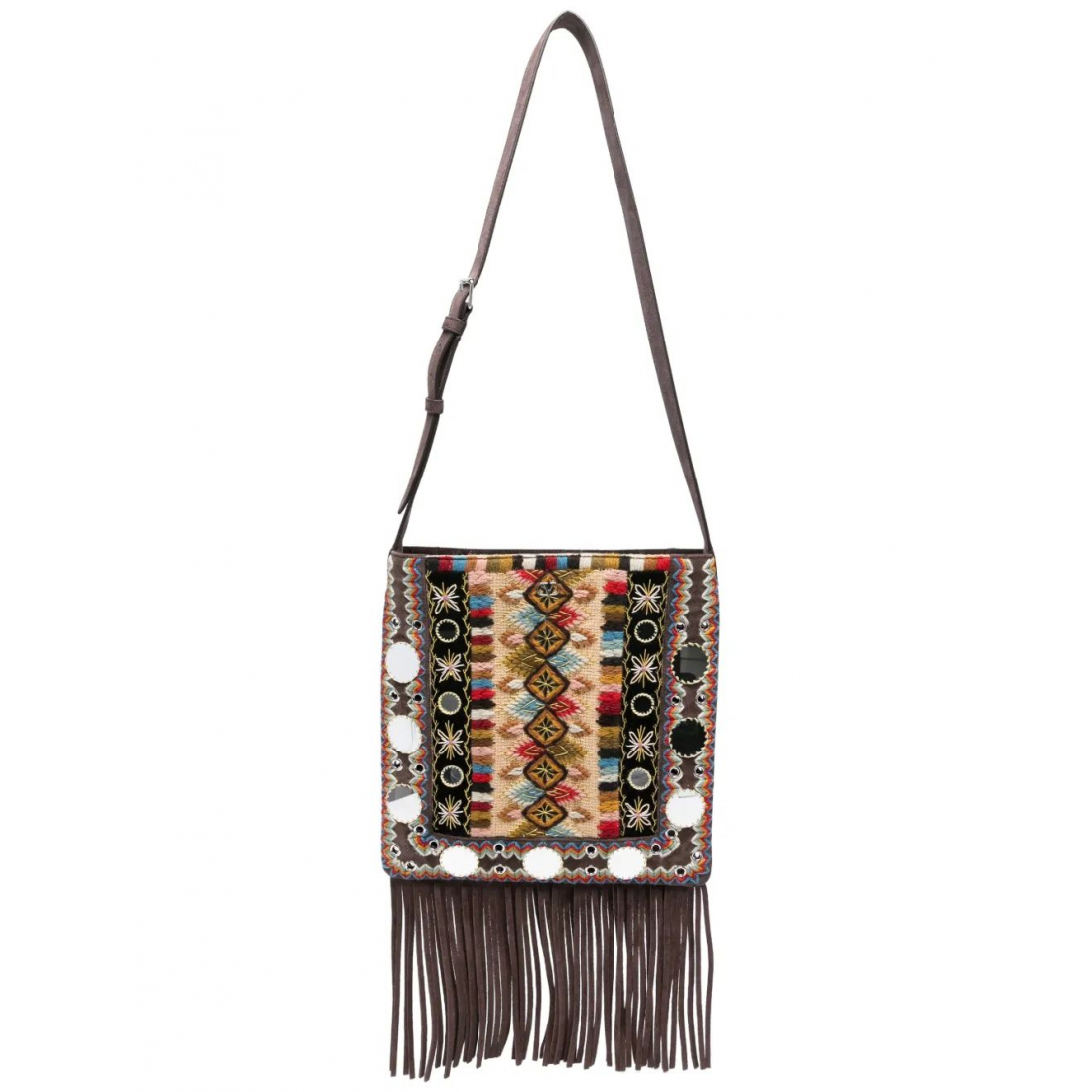Men's 'Fringed' Crossbody Bag