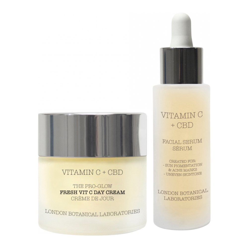 'Brighter Skin CBD + Vitamin C' SkinCare Set - 2 Pieces