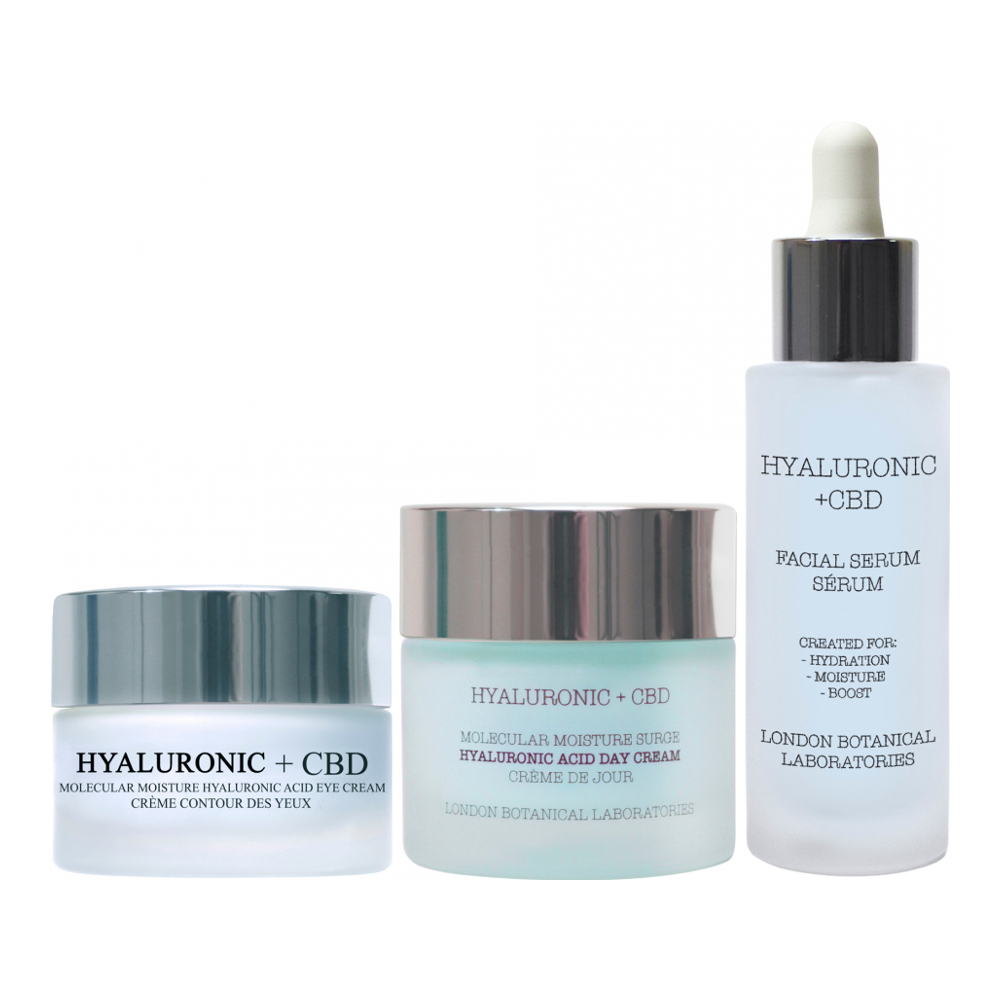 'Lbl- Hyaluronic + CBD Dream ( Serum + Moisturiser + Eye )' SkinCare Set - 3 Pieces