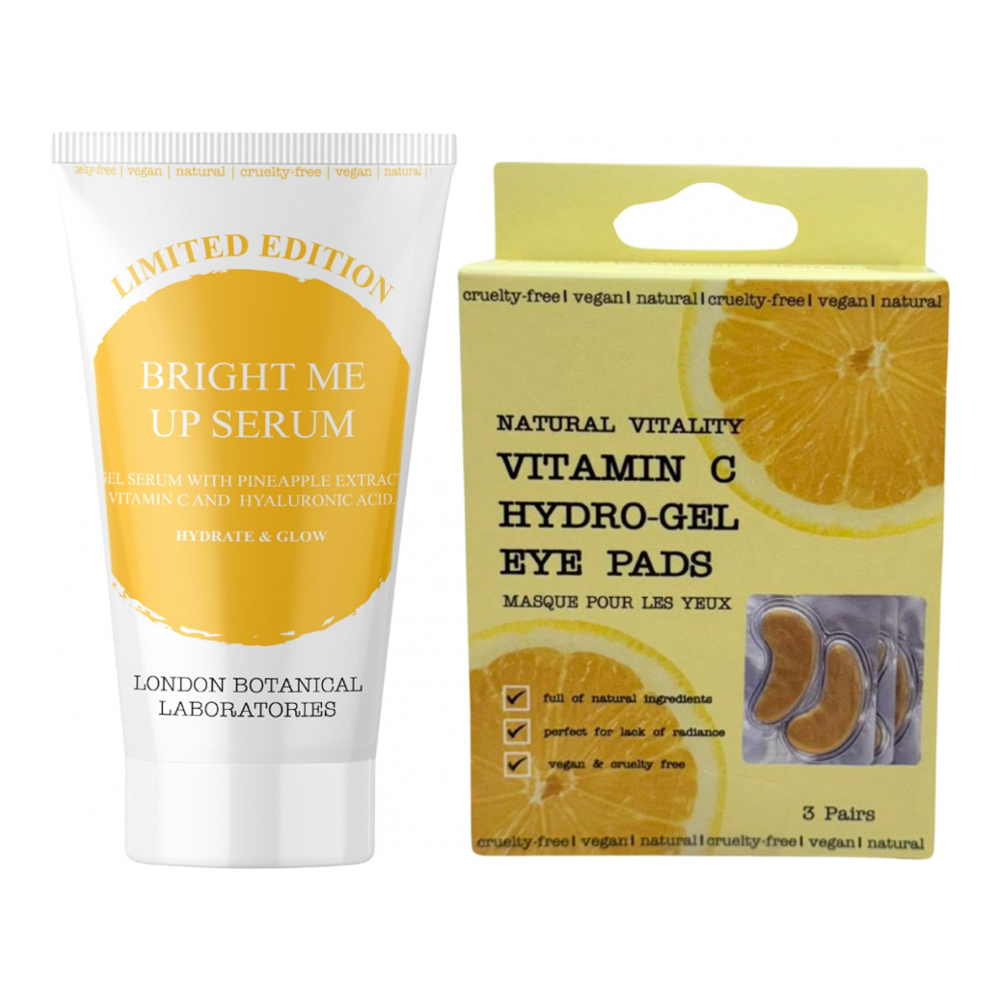 'Limited Edition Bright me up Serum - Hydrate & Glow + Vitamin C' SkinCare Set - 2 Pieces