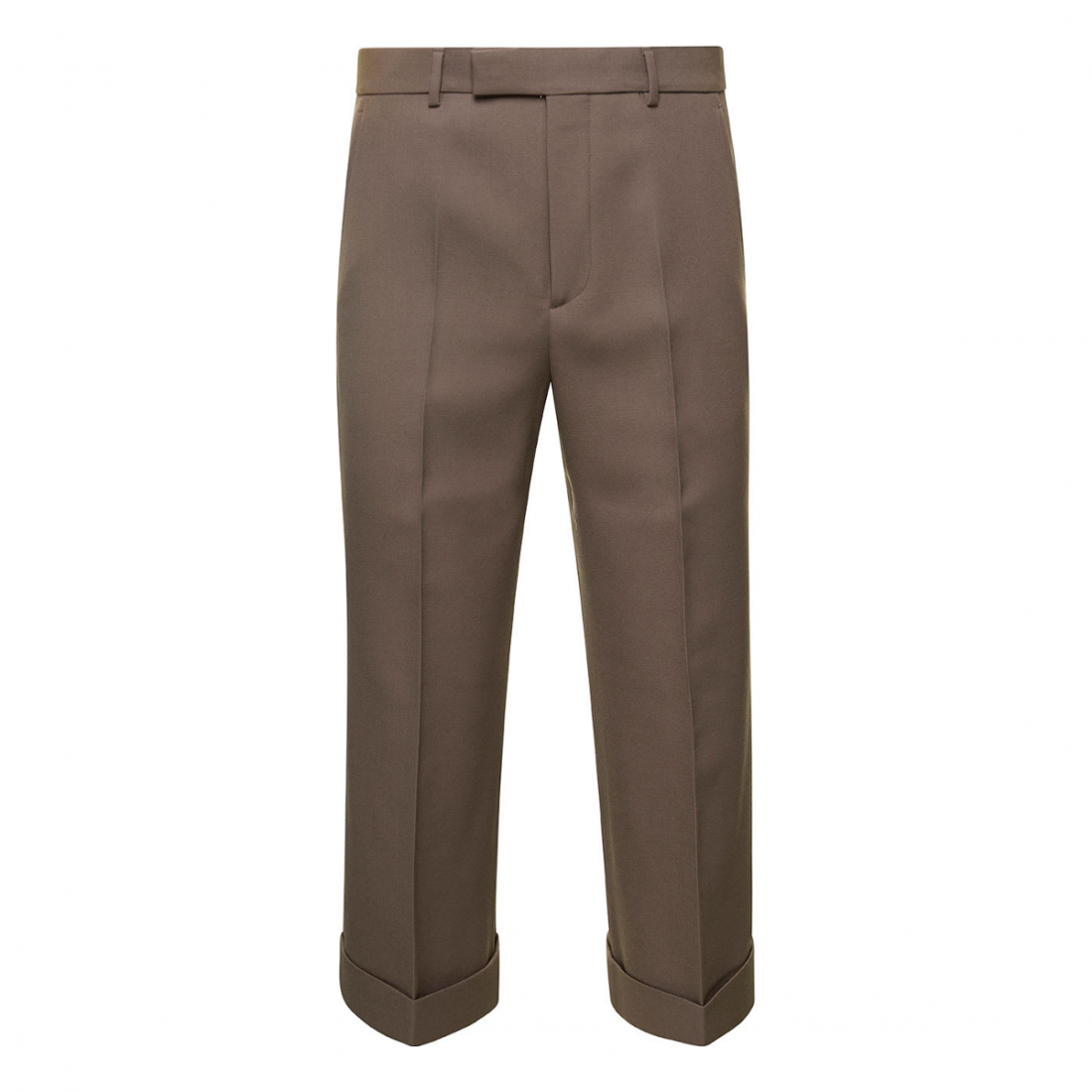 Men's 'Textured Gabardine Cropped' Trousers
