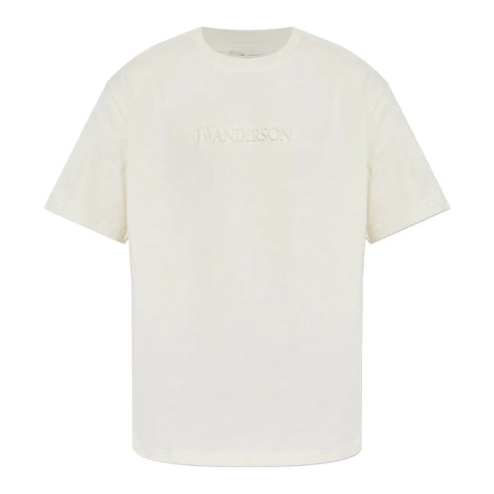 T-shirt 'Flocked-Logo' pour Hommes