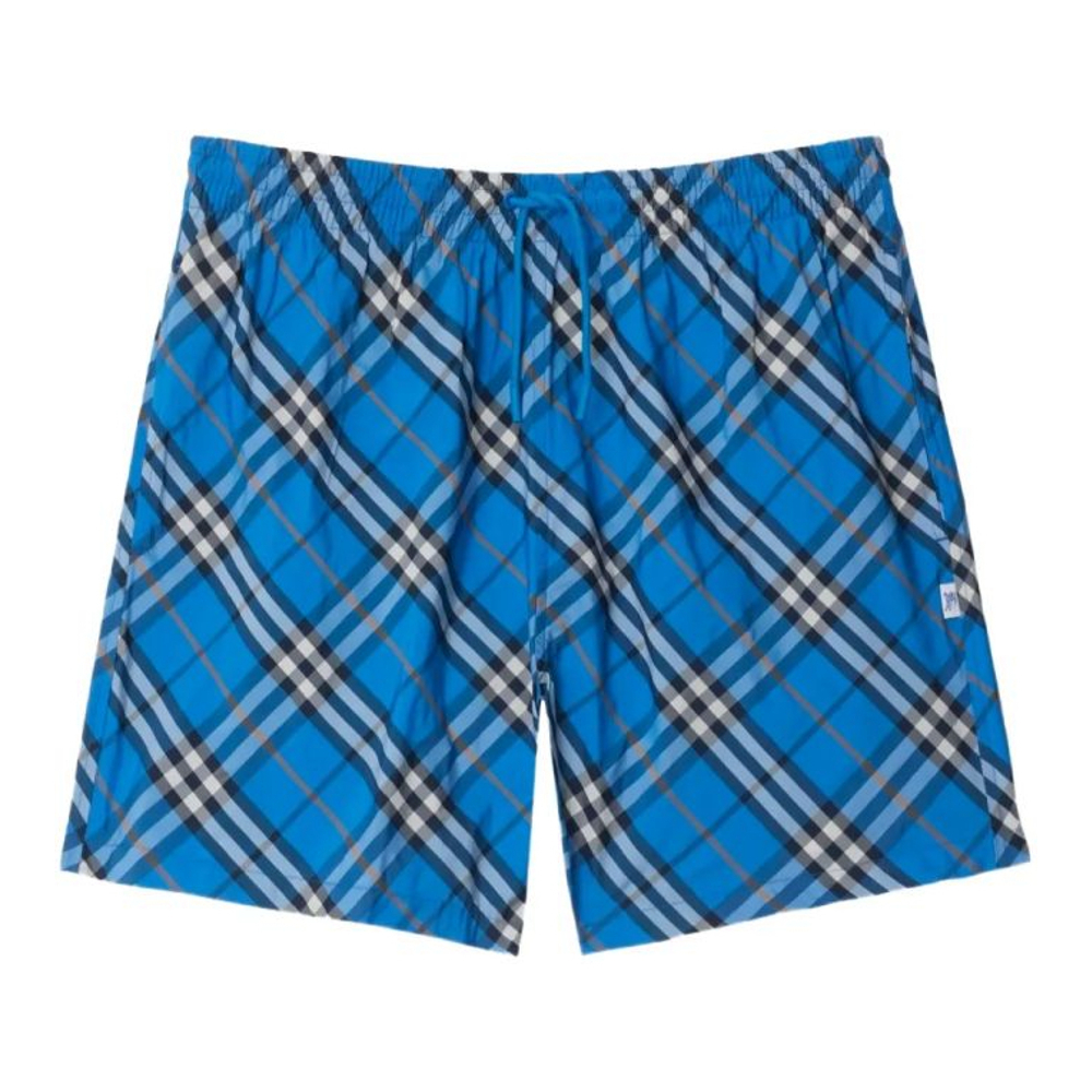 Short de bain 'Check-Pattern' pour Hommes