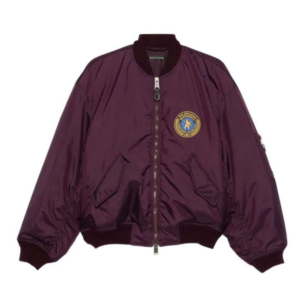 Blouson bomber 'Embroidered Log' pour Femmes