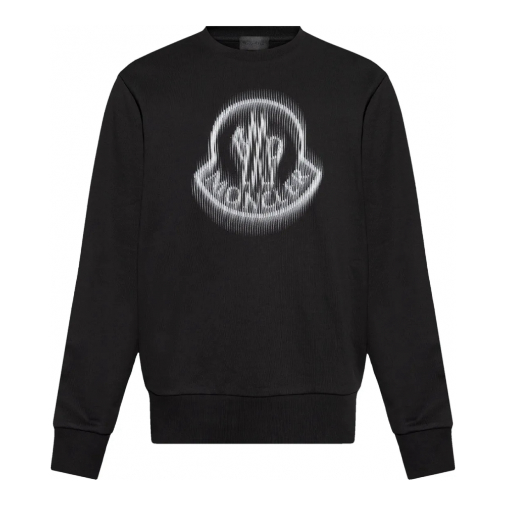 Sweatshirt 'Blurred Logo' pour Hommes