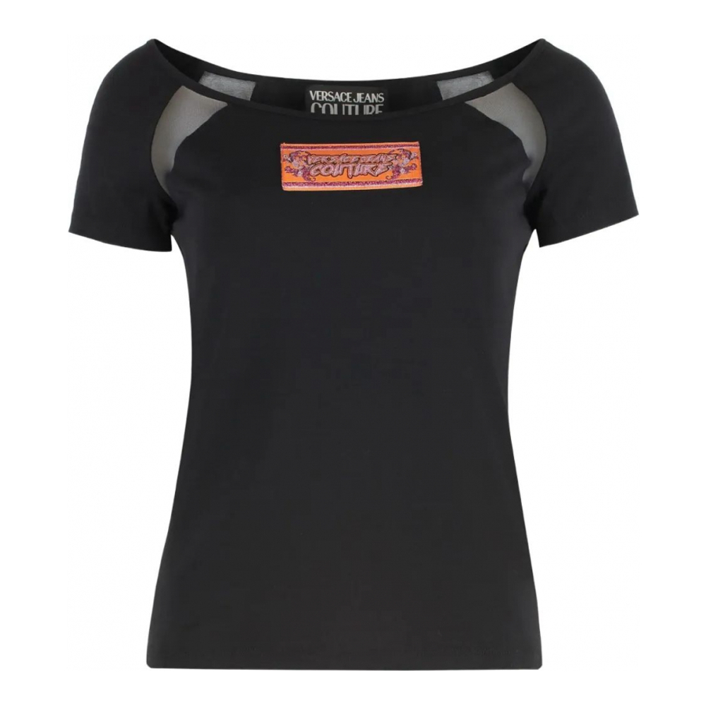 T-shirt 'Mesh-Panel' pour Femmes