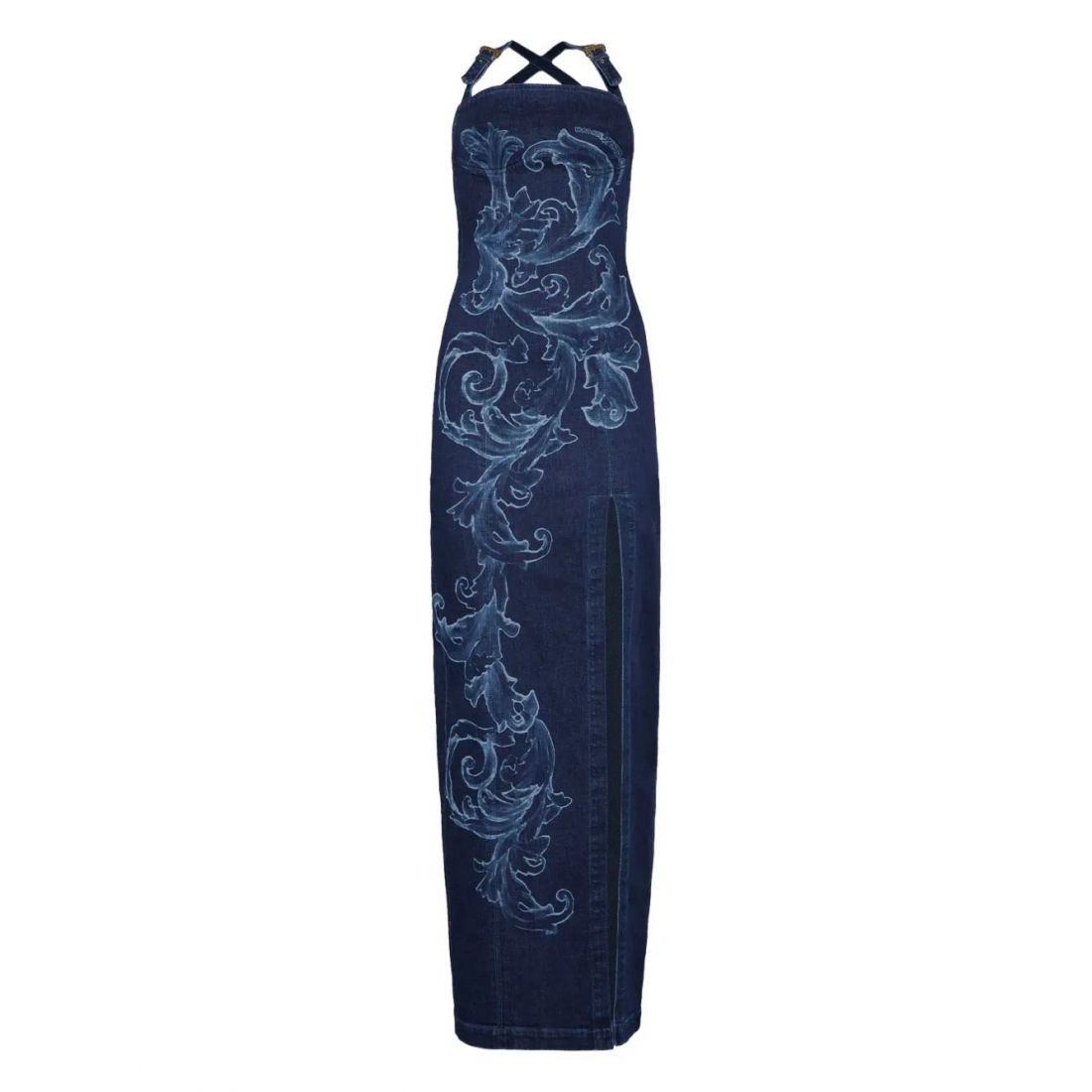 Robe en jean 'Baroque-Embellished' pour Femmes