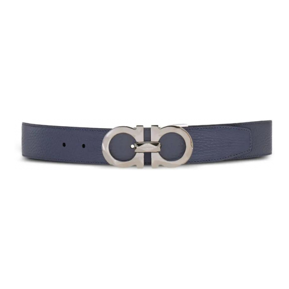 Ceinture 'Gancini-Buckle Reversible' pour Hommes