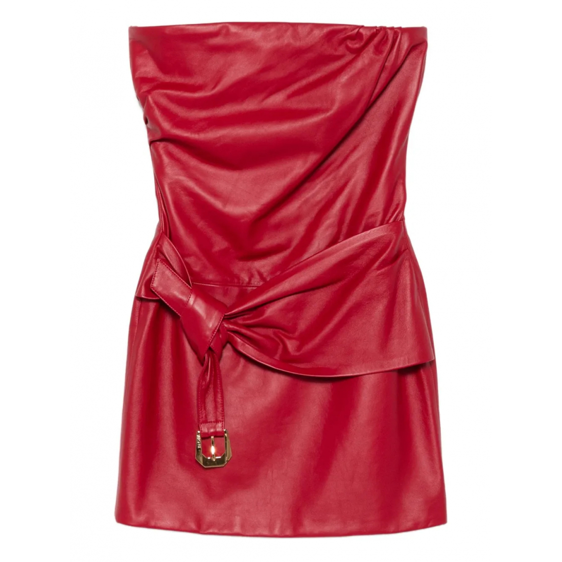 Robe mini 'Belted Strapless' pour Femmes
