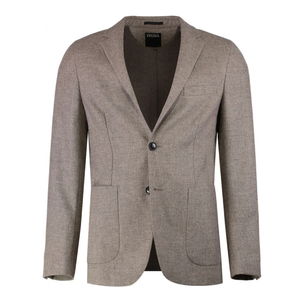 Blazer 'Single-Breasted Notched-Lapel' pour Hommes