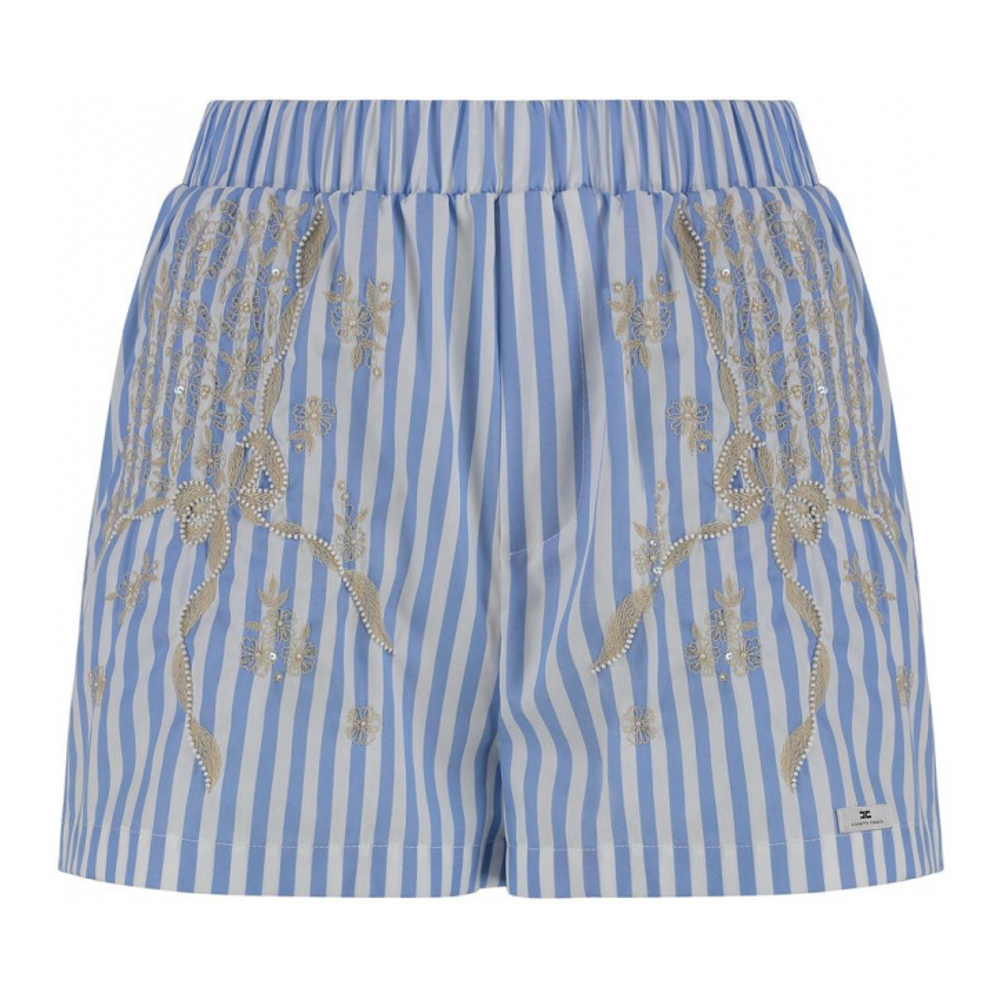 Short 'Striped' pour Femmes