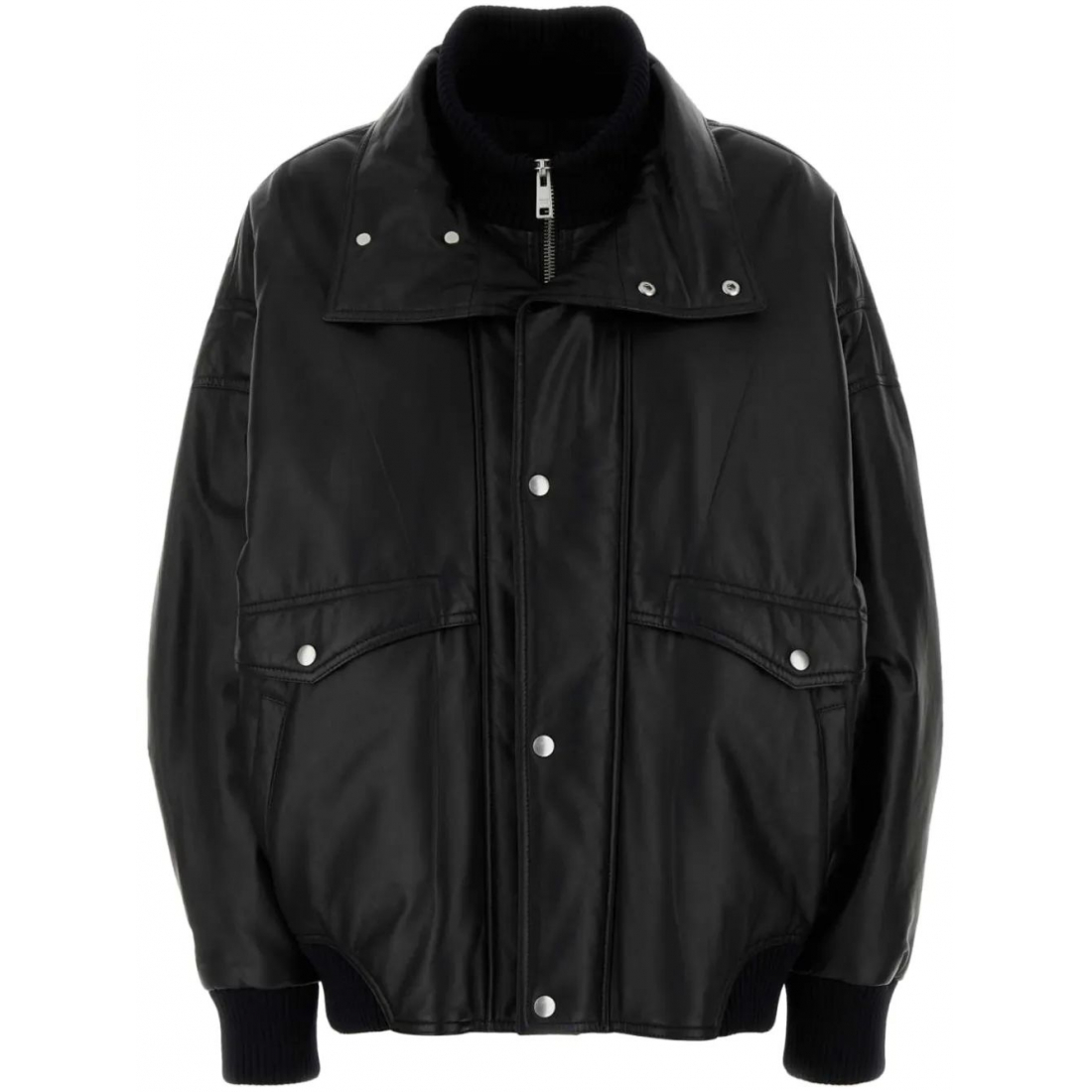 Veste en cuir 'Bomber' pour Femmes