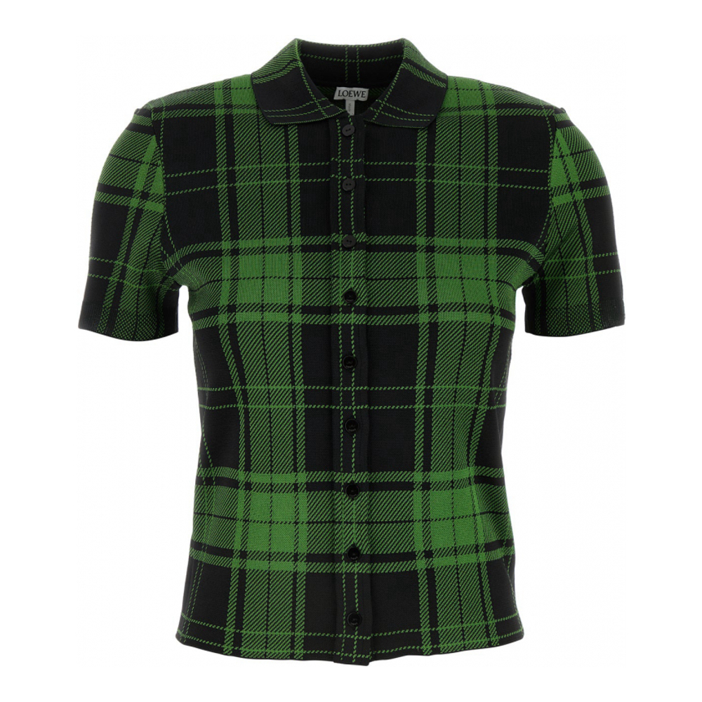 Chemise à manches courtes 'Embroidered Stretch' pour Femmes