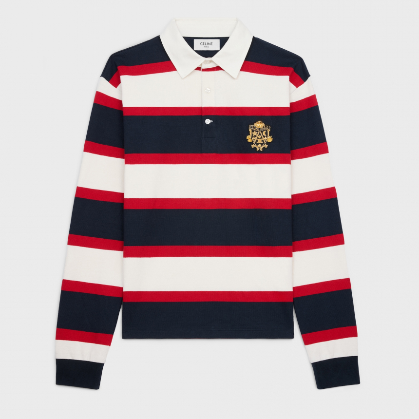 Men's 'Blason Rugby' Long-Sleeve Polo Shirt