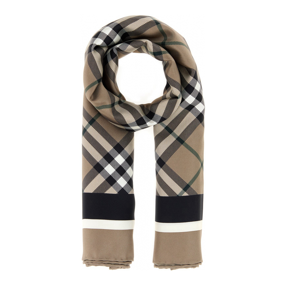 Foulard en soie 'Embroidered'