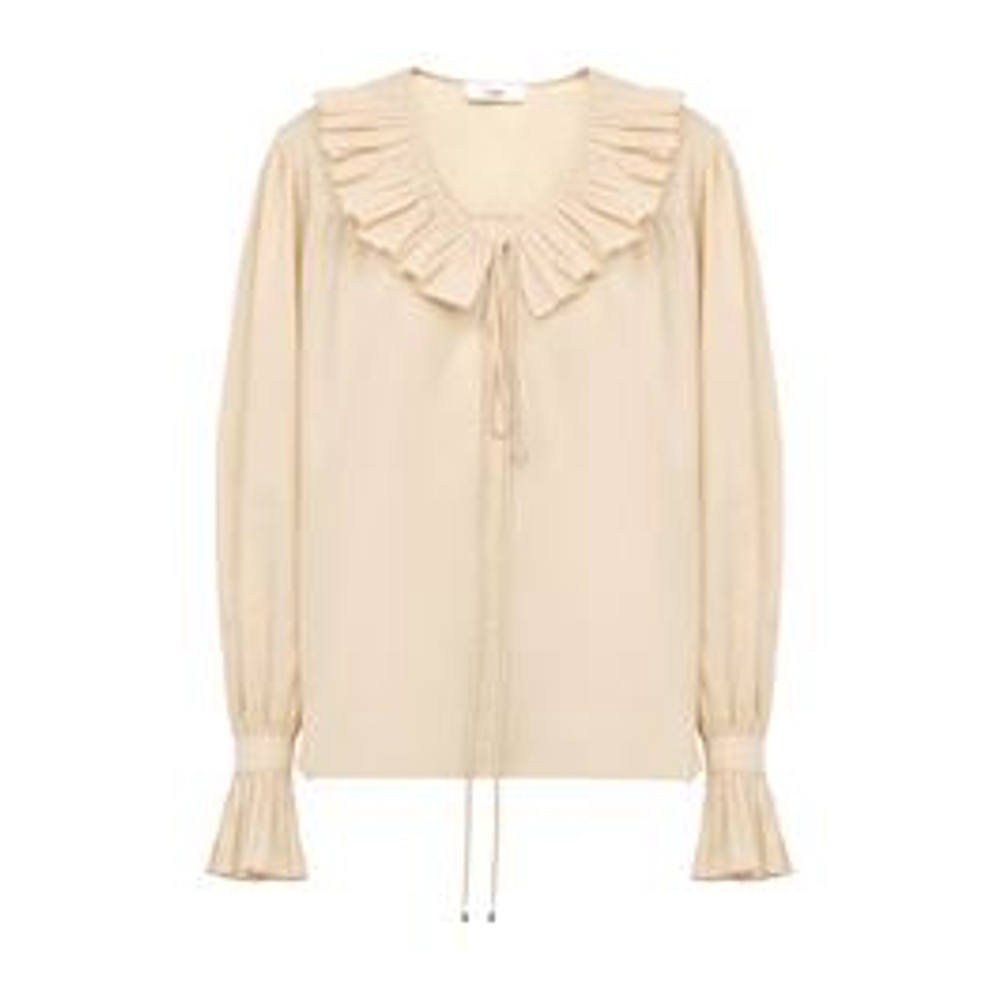 Top 'Gathered ruffle' pour Femmes
