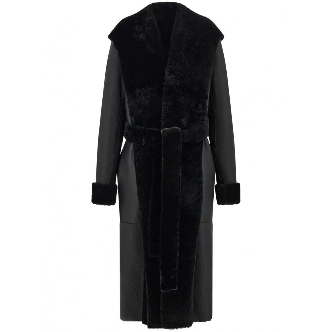 Manteau 'Belted Paneled' pour Femmes