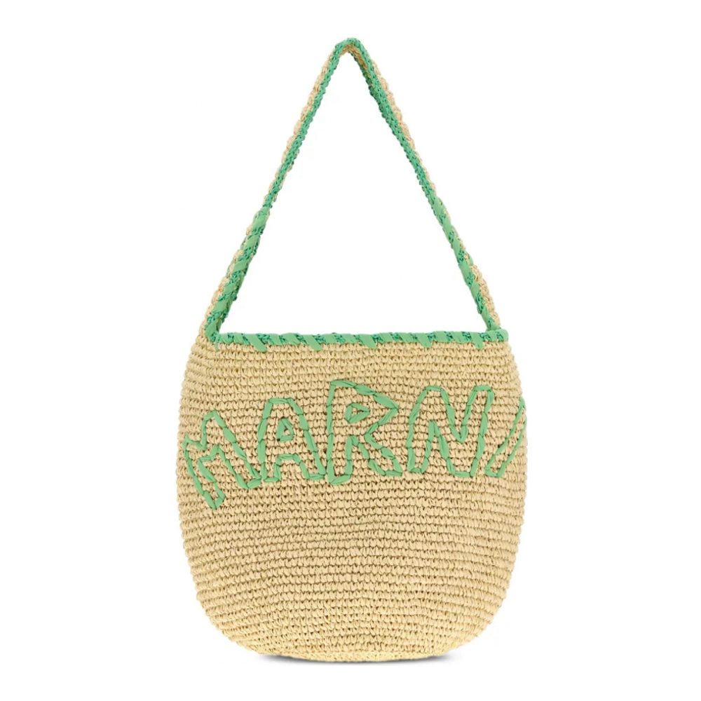 Sac Cabas 'Large Logo-Embroidered' pour Femmes