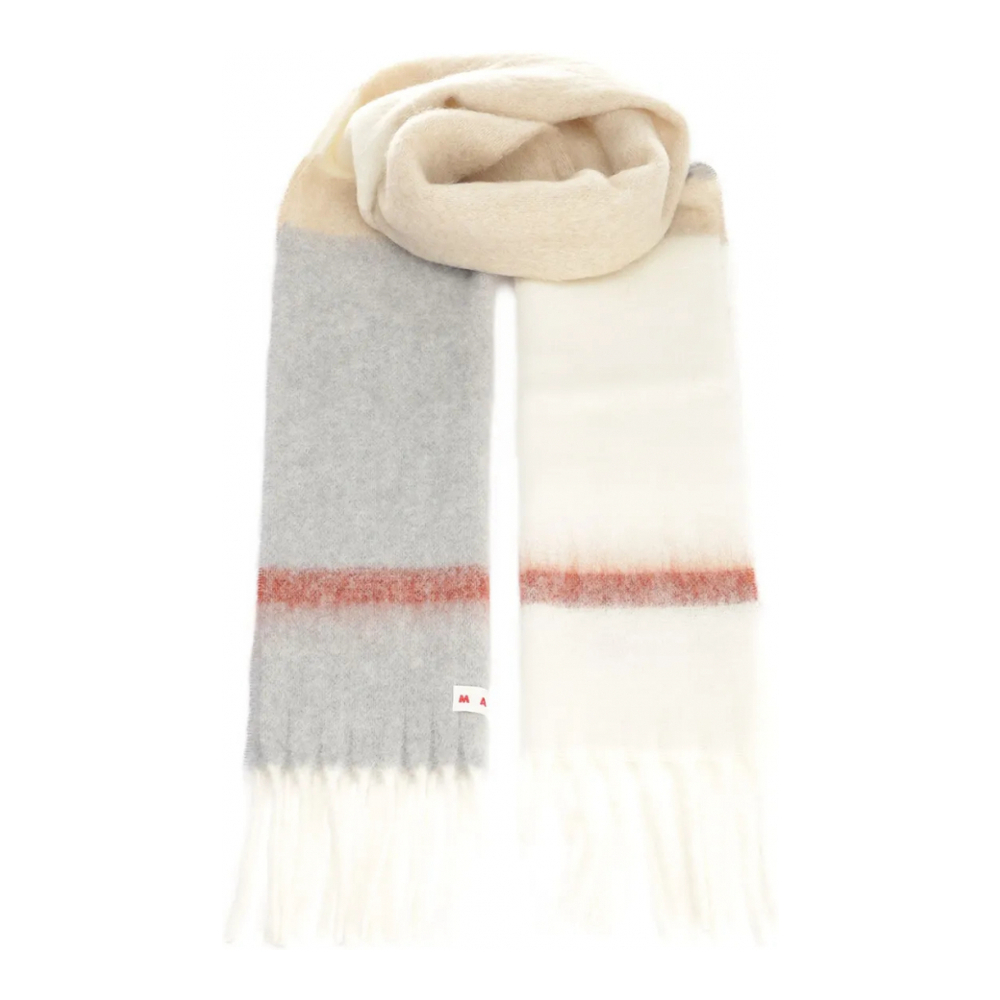 Écharpe en laine 'Gradient-Striped' pour Femmes