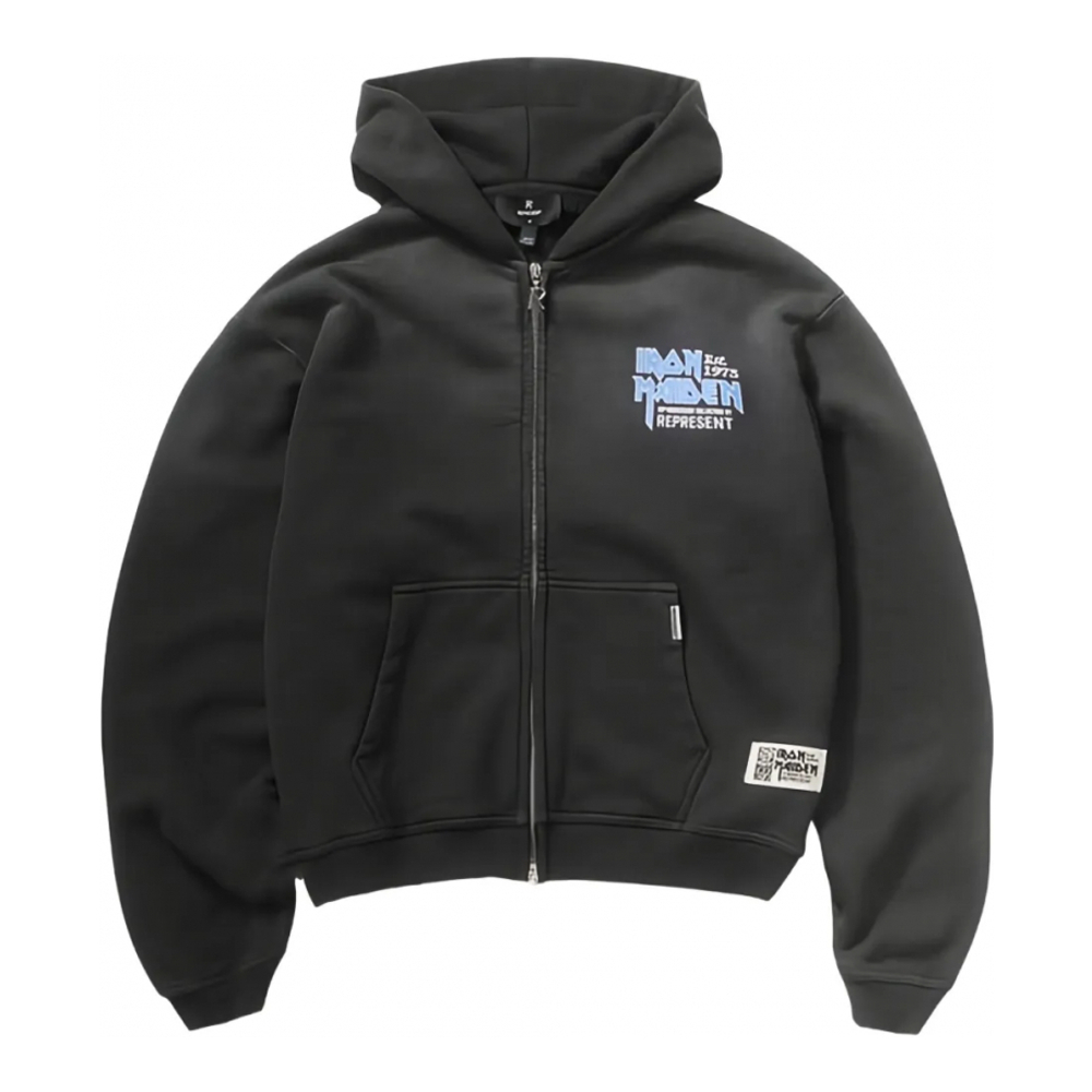 Sweatshirt à capuche  'Iron Maiden Zip-Up' pour Hommes